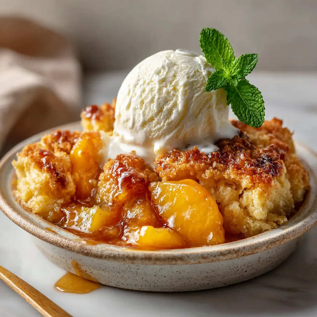 Southern Peach Cobbler (easy Recipe!)