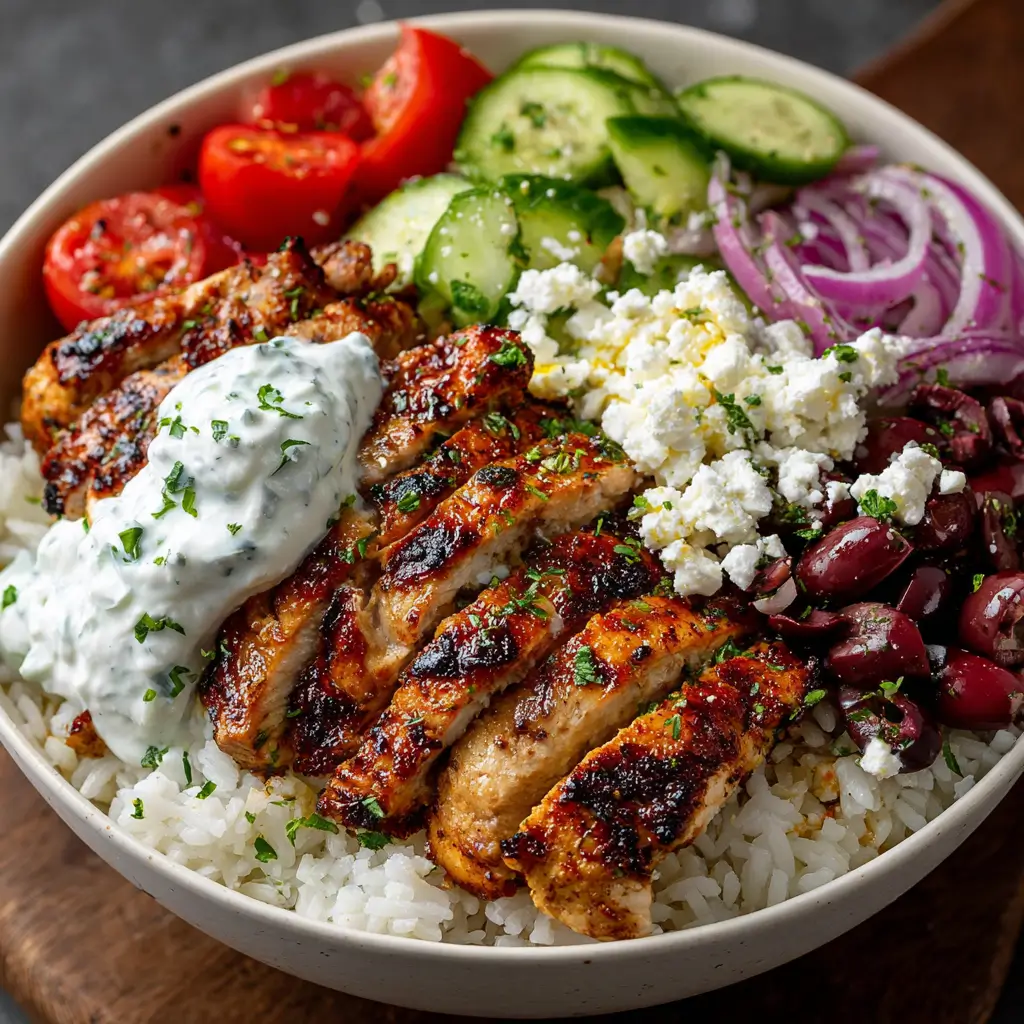 Greek Chicken Bowls