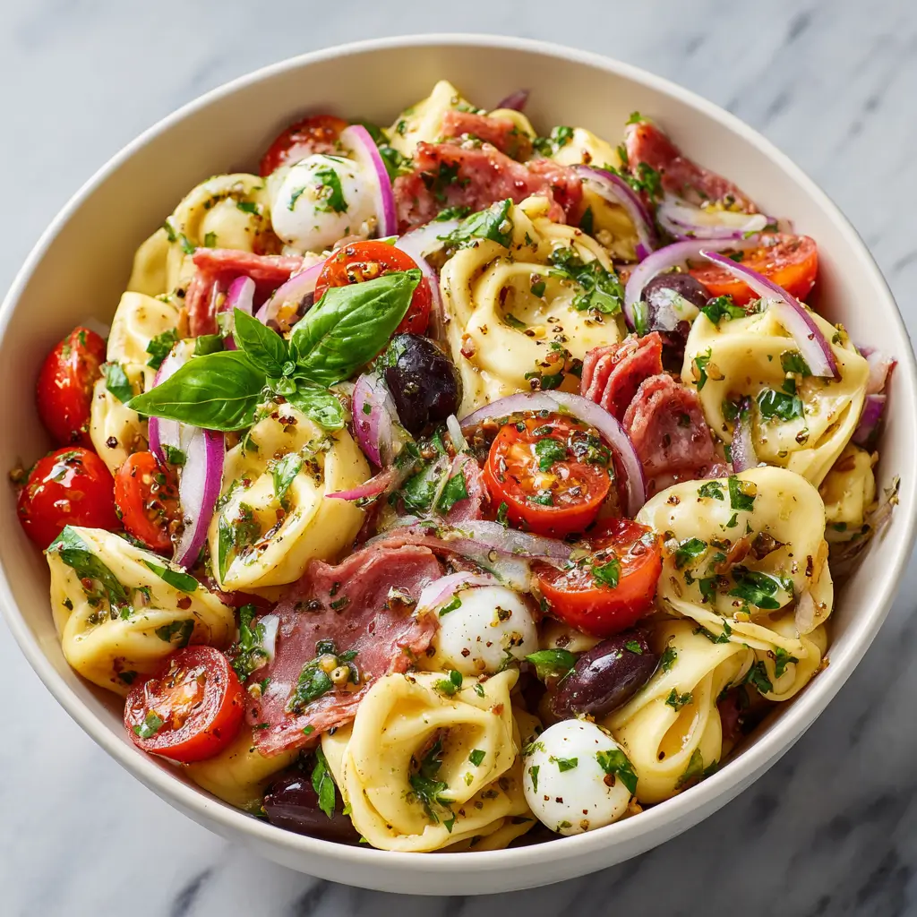 Italian Tortellini Pasta Salad