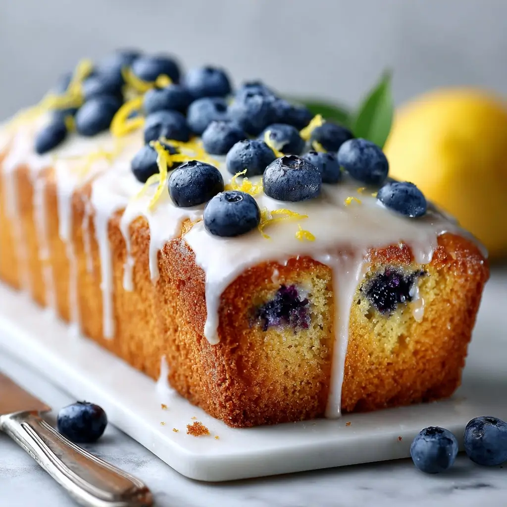 Lemon Blueberry Sheet Cake