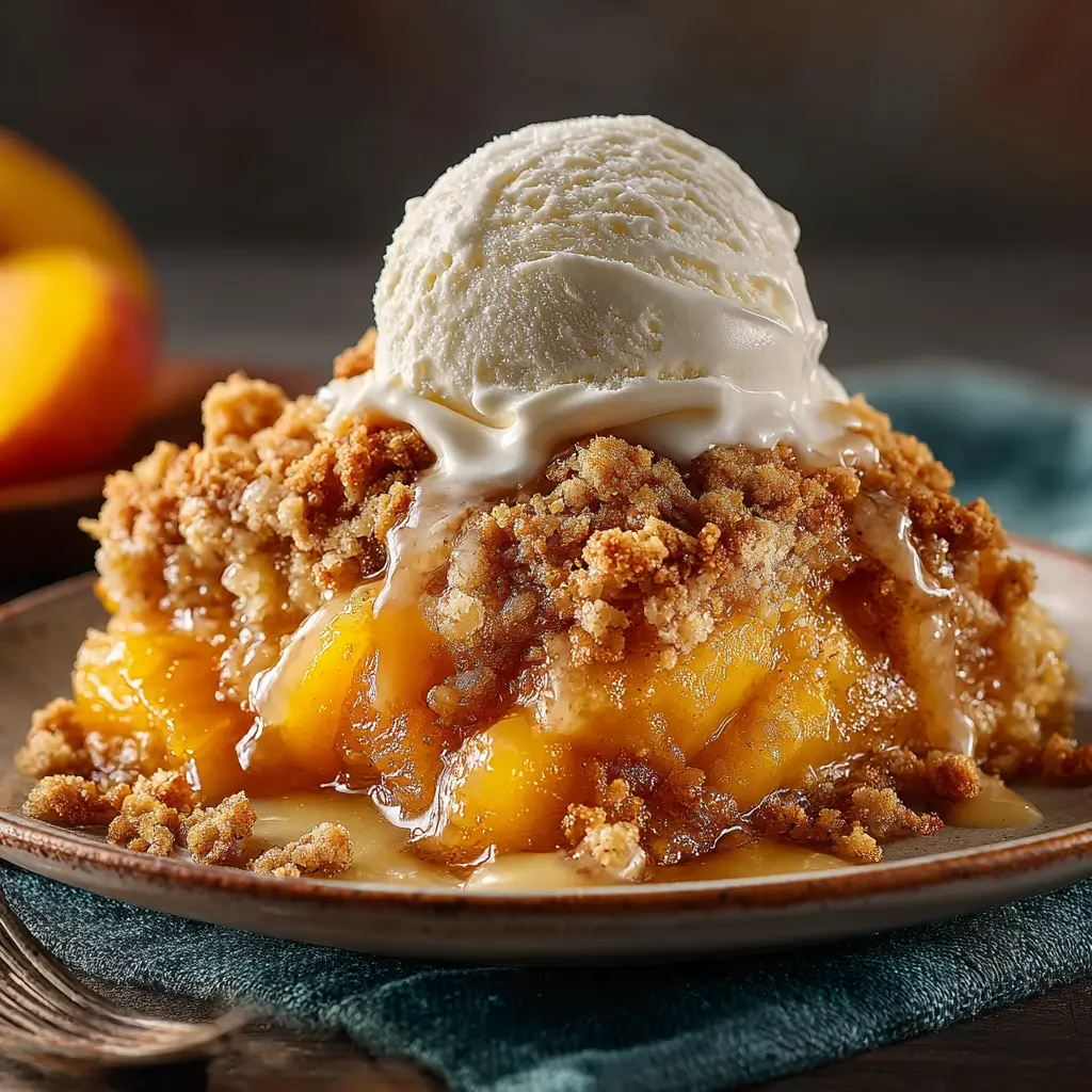 Peach Cobbler Dump Cake