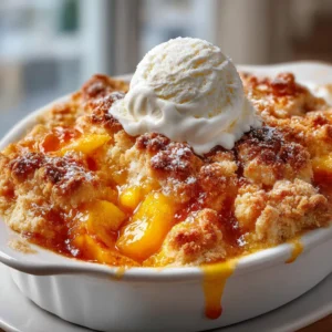 Southern Peach Cobbler