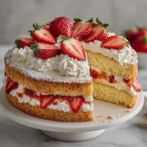 Strawberry Shortcake Cake