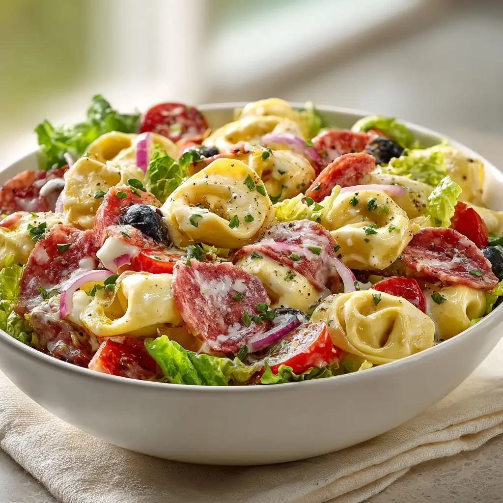 Tasty Grinder Tortellini Salad