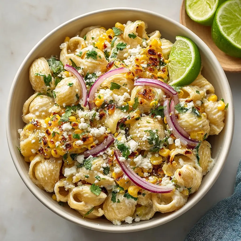 The Best Street Corn Pasta Salad
