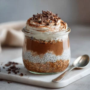 Tiramisu Chia Pudding With Greek Yogurt