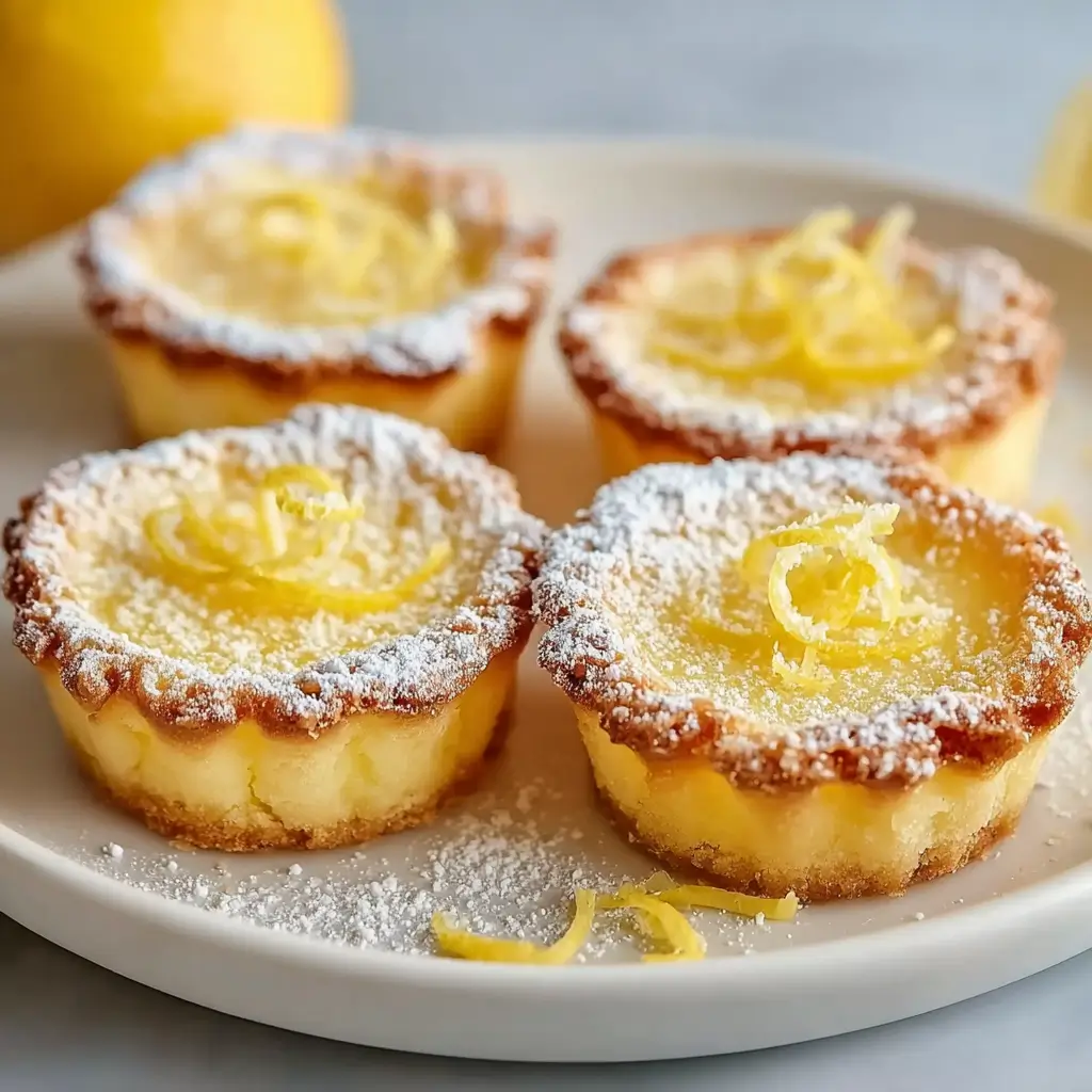 Baby Lemon Impossible Mini Pies