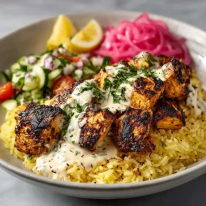 Chicken Shawarma With Creamy Garlic