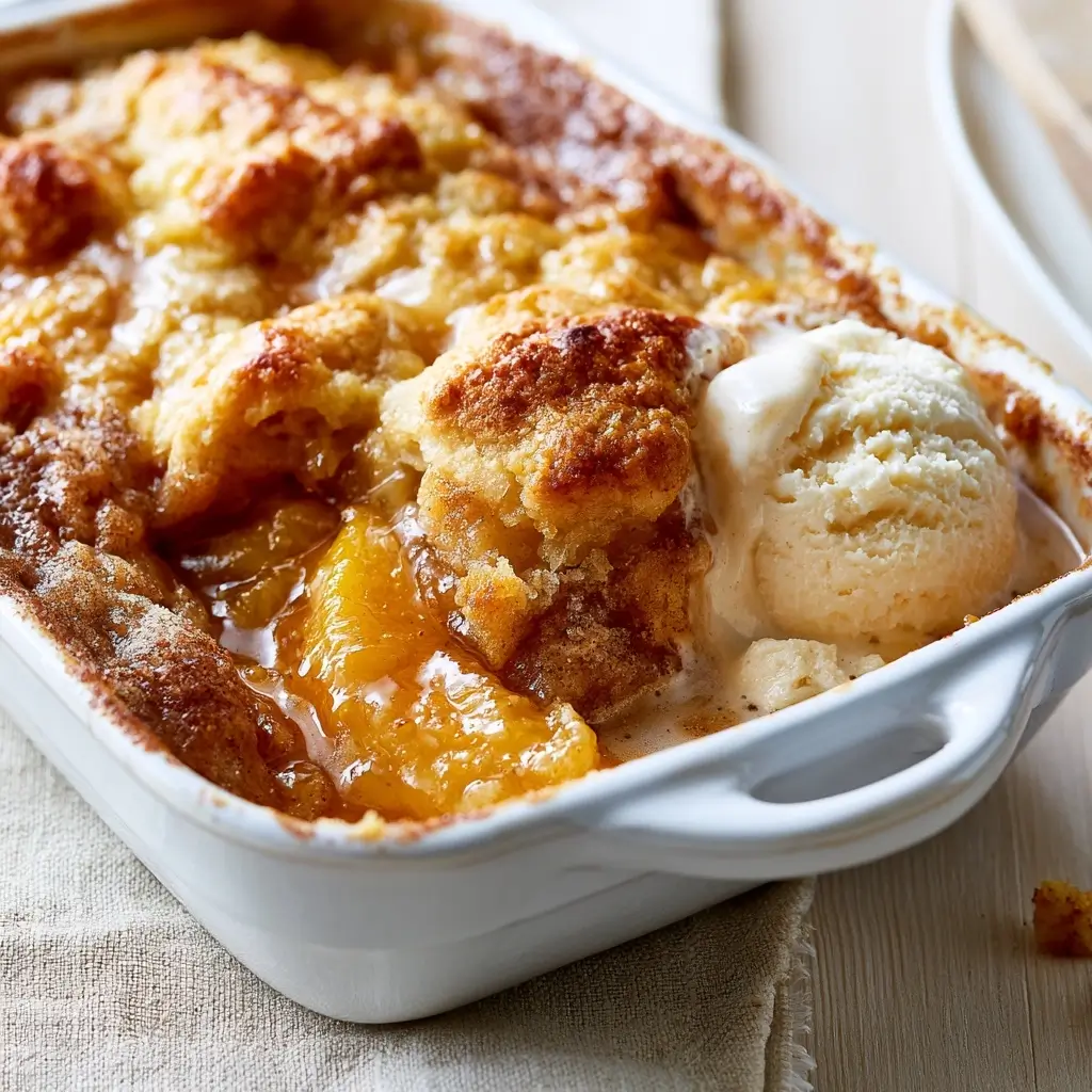 Old Fashioned Southern Peach Cobbler