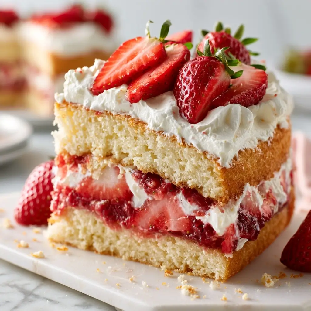 Shortcake Strawberry Cake
