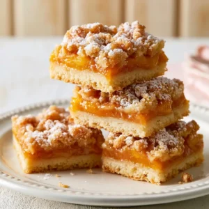 Delicious Peach Pie Bars