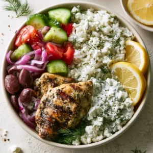 Greek Chicken Meal Prep Bowl