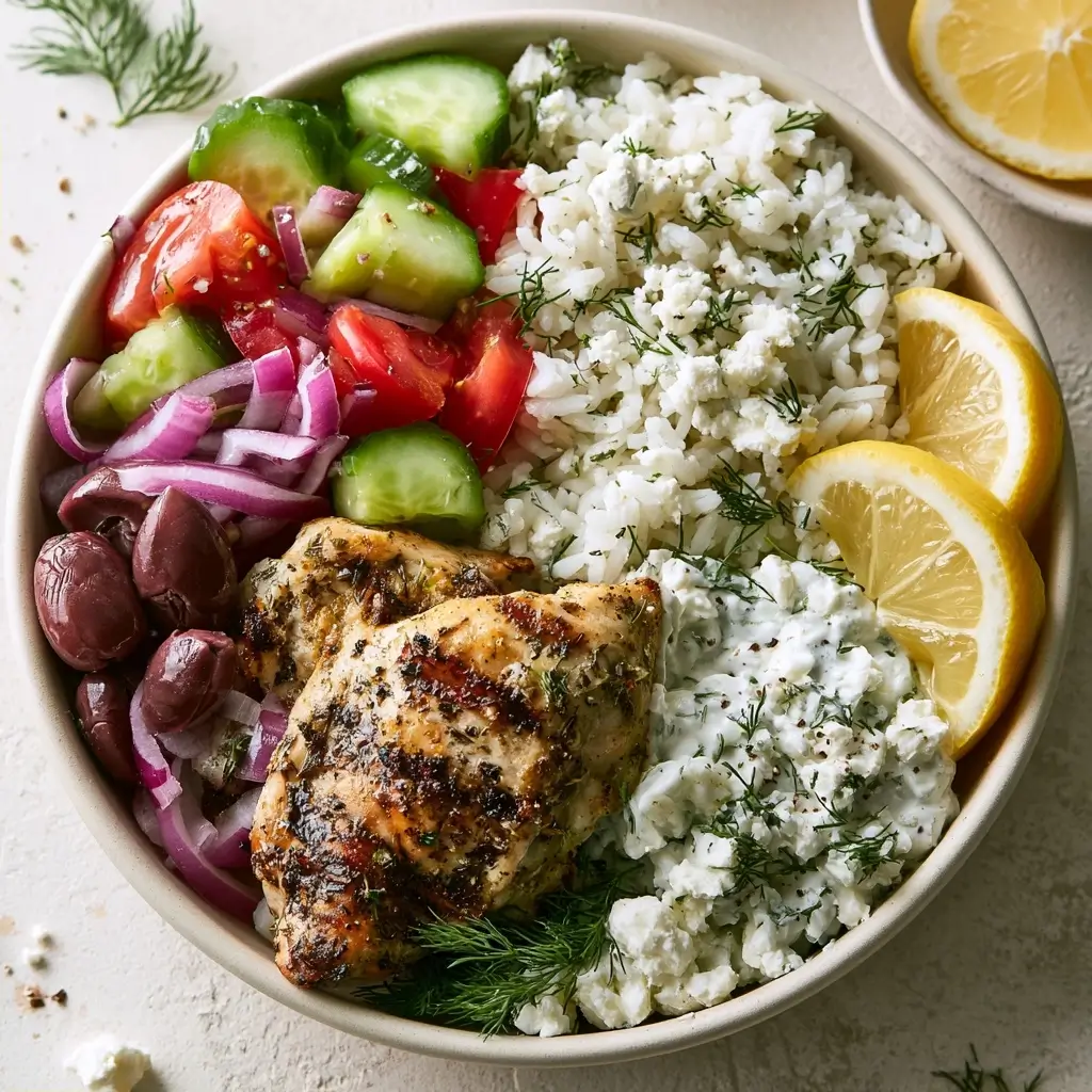 Greek Chicken Meal Prep Bowl