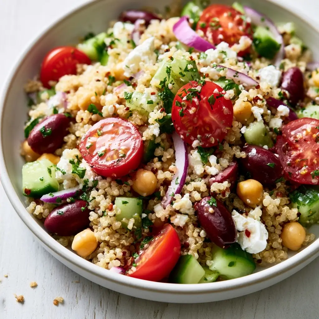 Mediterranean Quinoa Salad For Back To School Lunches