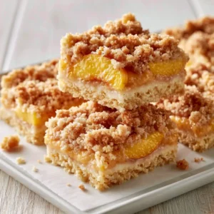 Peach Crumb Bars