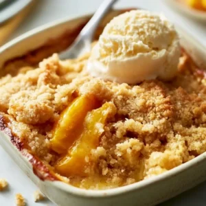 Peach Dump Cake