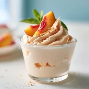 Peach Mousse (light, Creamy & Perfect For Summer)