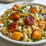 Butternut Squash Orzo Salad With Feta