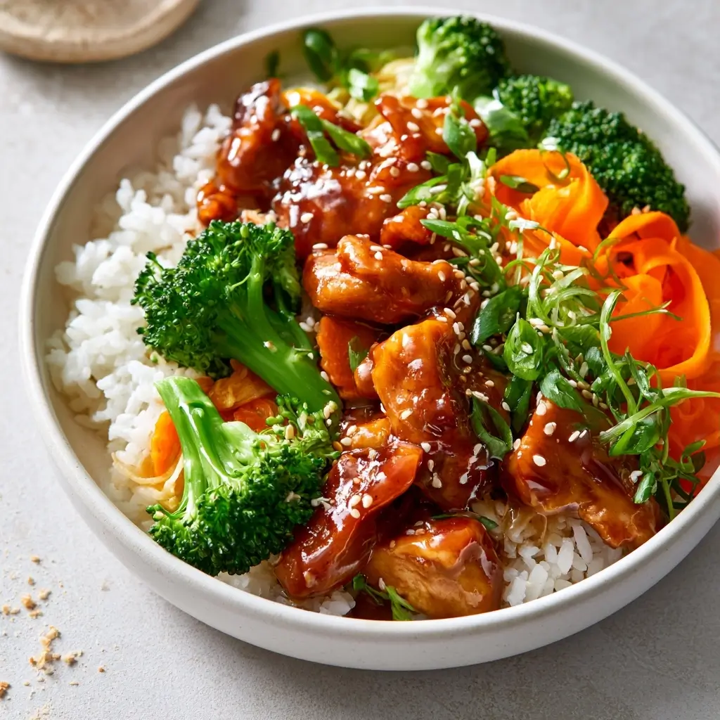 Honey Sesame Chicken For Weekly Meal Prep Bowls