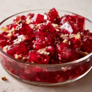 Cranberry Jello Salad Recipe (no Bake Holiday Dessert)