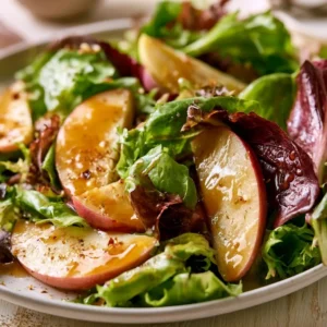 Delicious Autumn Salad With Apple Cider Vinaigrette Recipe