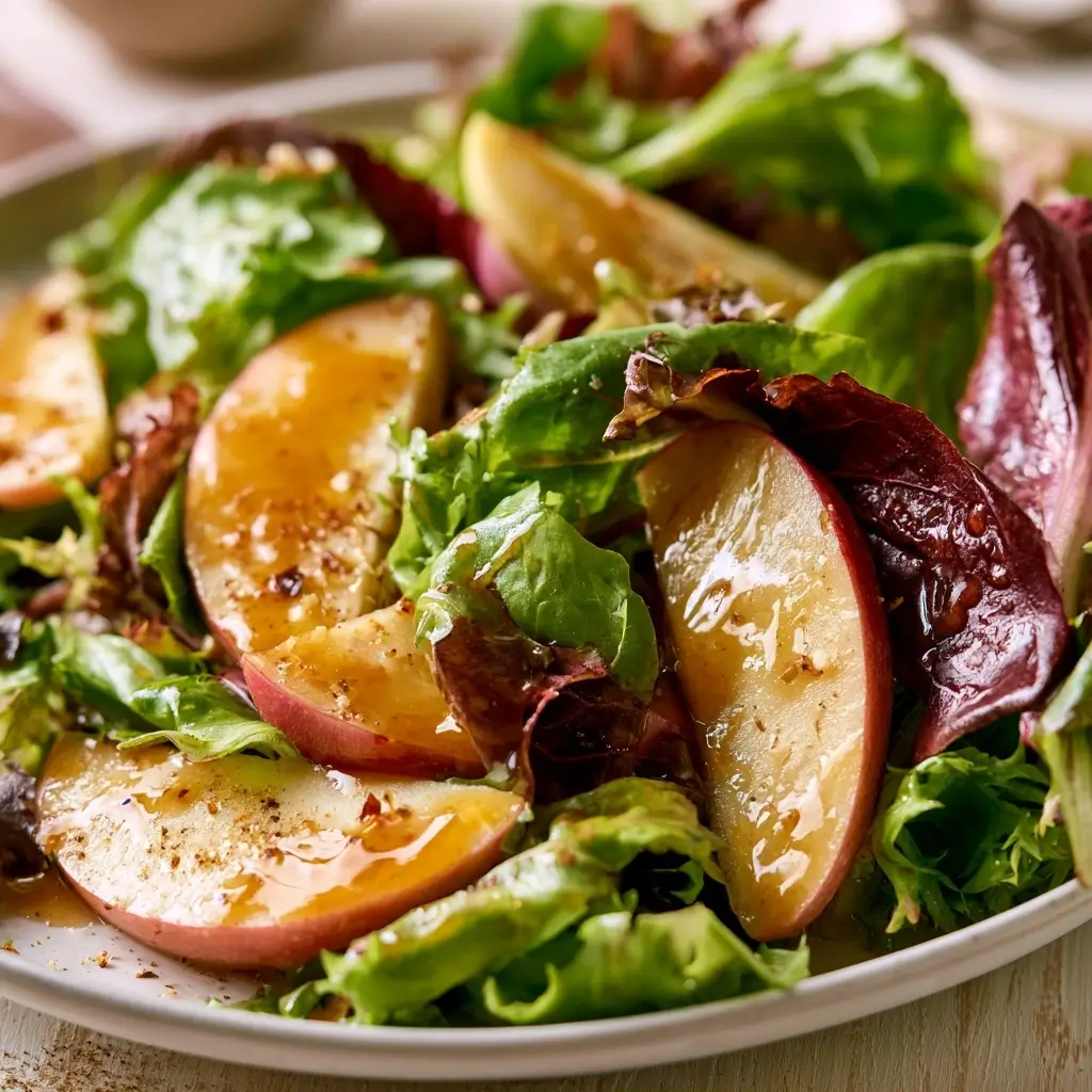 Delicious Autumn Salad With Apple Cider Vinaigrette Recipe