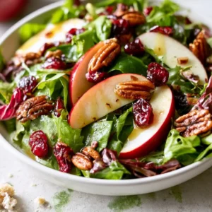 Delightfully Fresh Apple Cranberry Pecan Salad Recipe