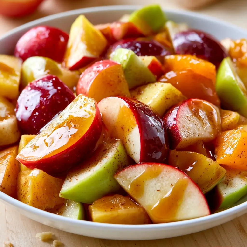 Fall Fruit Salad With Maple Cinnamon Citrus Dressing