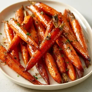 Honey Balsamic Roasted Carrots