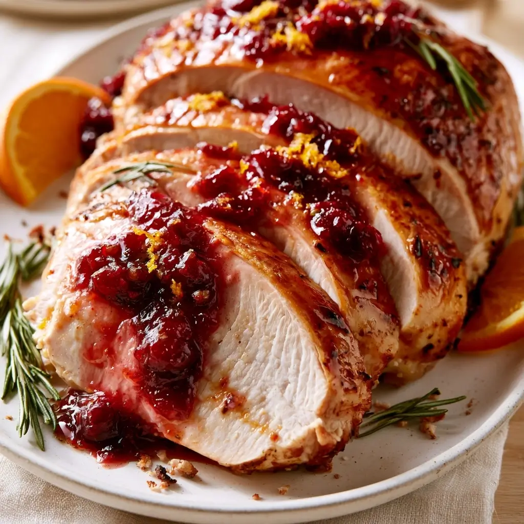 Perfect Cranberry Orange Glazed Turkey Breast For The Holidays