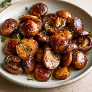 Roasted Mushrooms In A Browned Butter Sauce | Thanksgiving Side Dish To Try