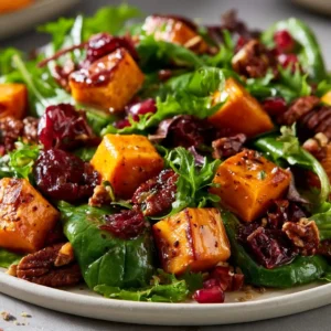 Roasted Sweet Potato Salad For Thanksgiving & Holiday Spreads