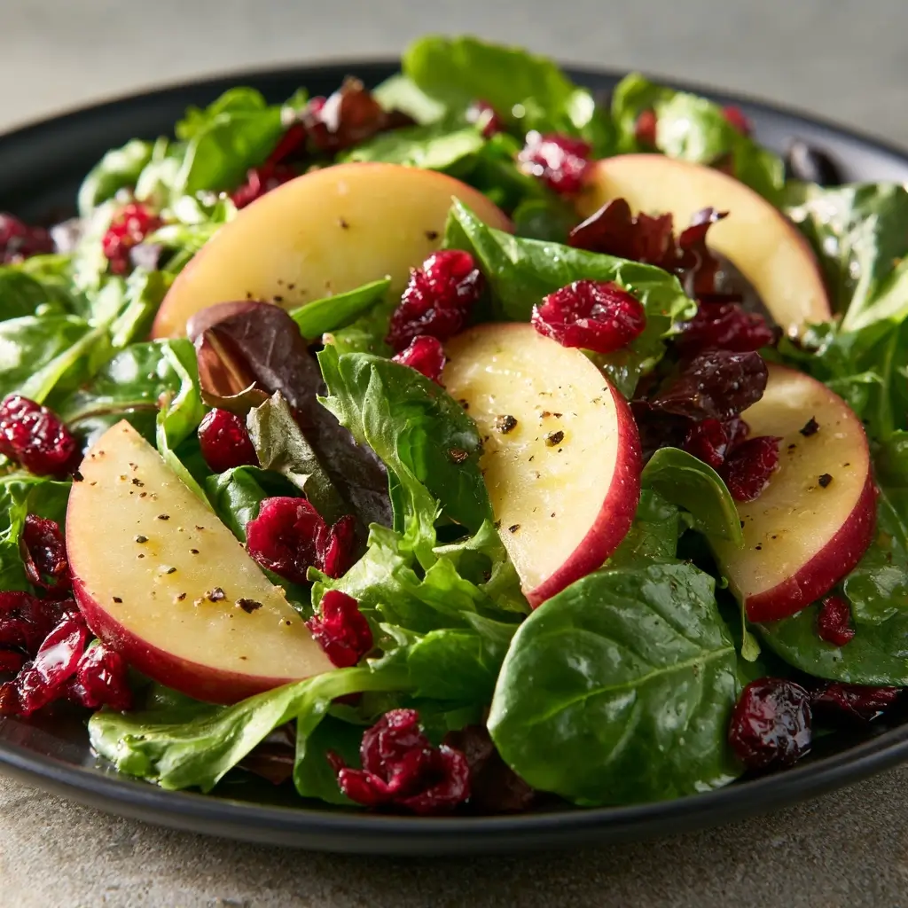 Simple Apple Cranberry Salad