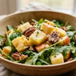 Apple Salad with Cheddar and Pecans