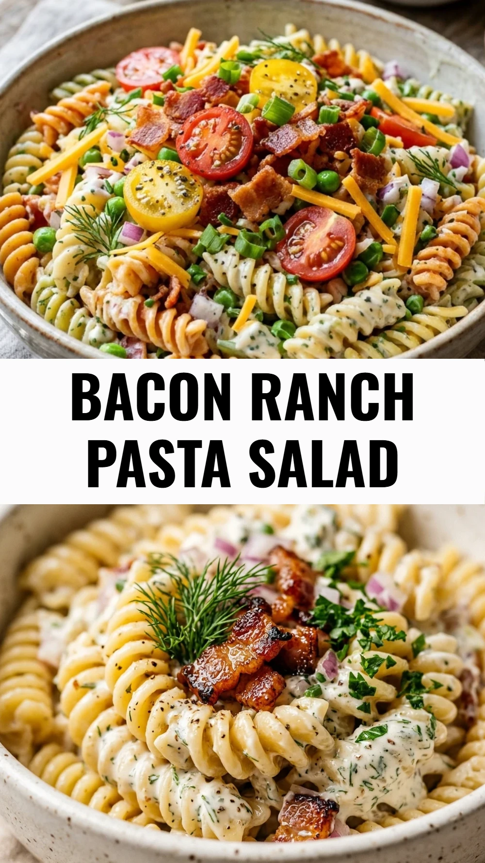 Bacon Ranch Pasta Salad