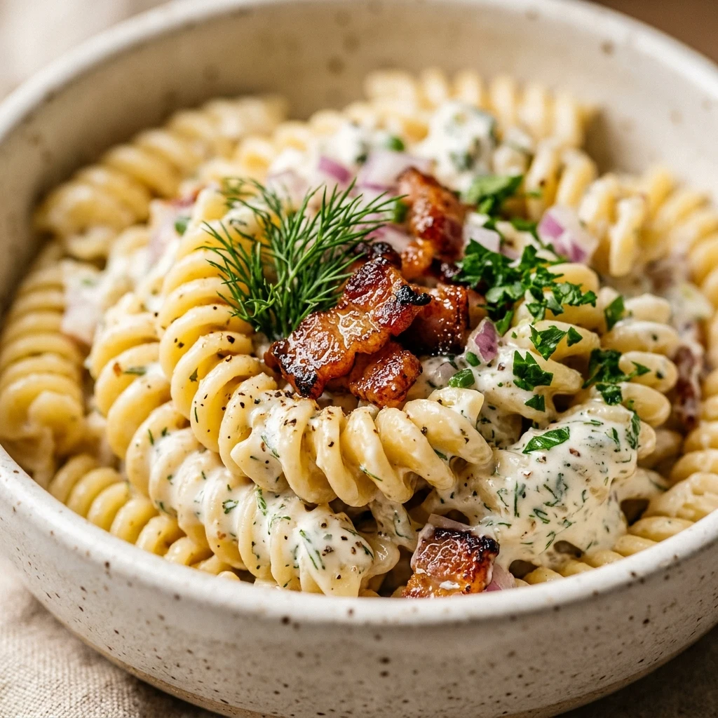 Bacon Ranch Pasta Salad