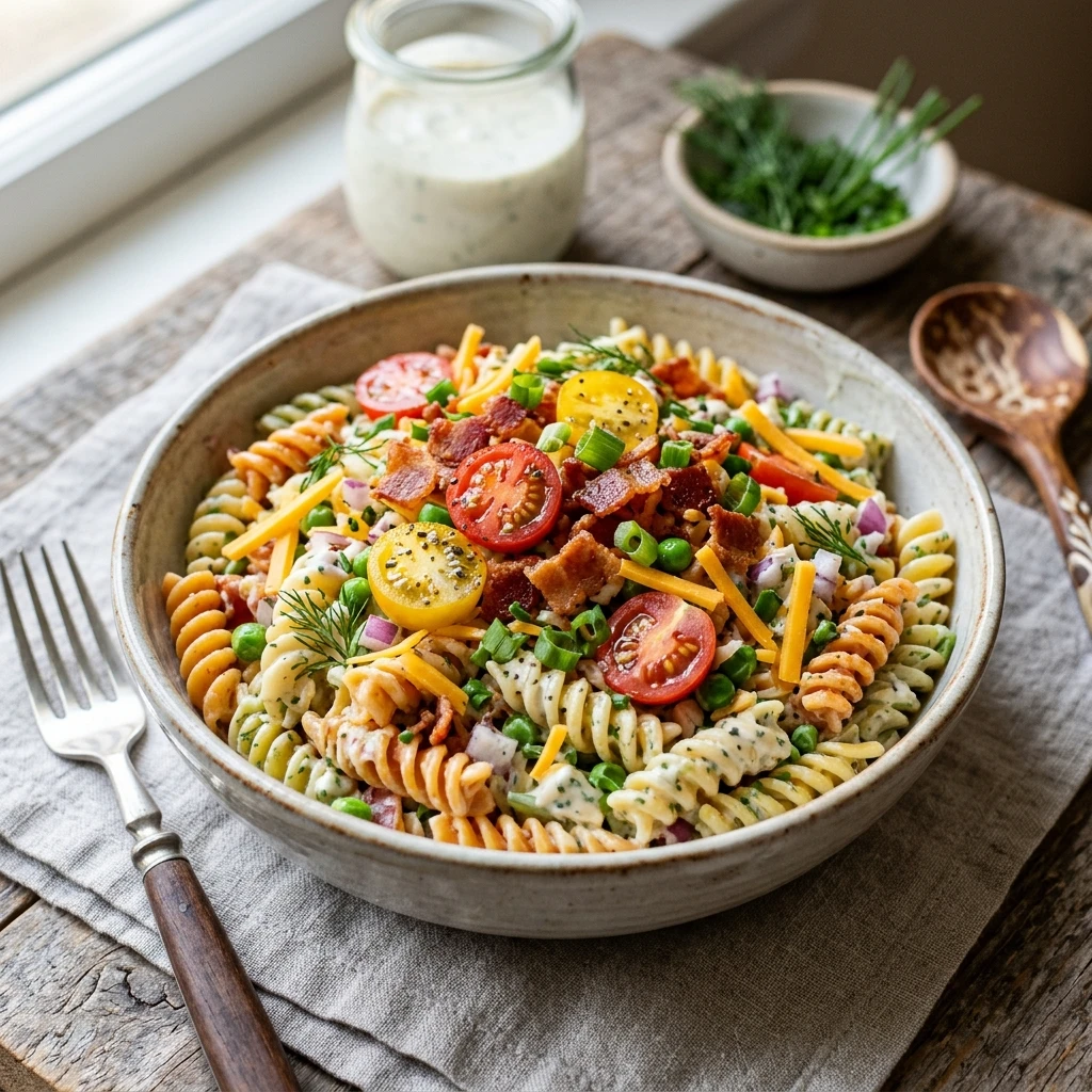 Bacon Ranch Pasta Salad