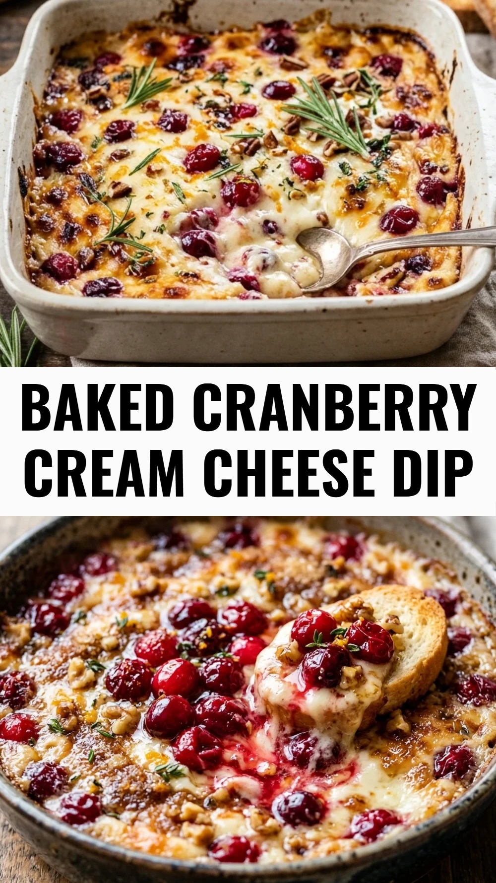 Baked Cranberry Cream Cheese Dip