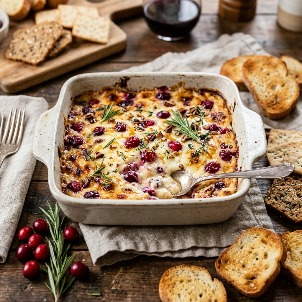 Baked Cranberry Cream Cheese Dip