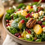 Christmas Salad with Honey Mustard Dressing