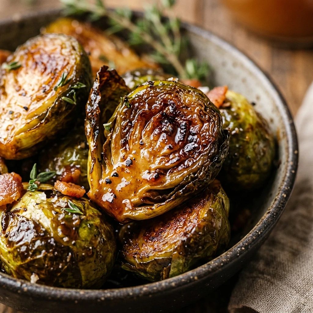 Cider-Glazed Brussels Sprouts