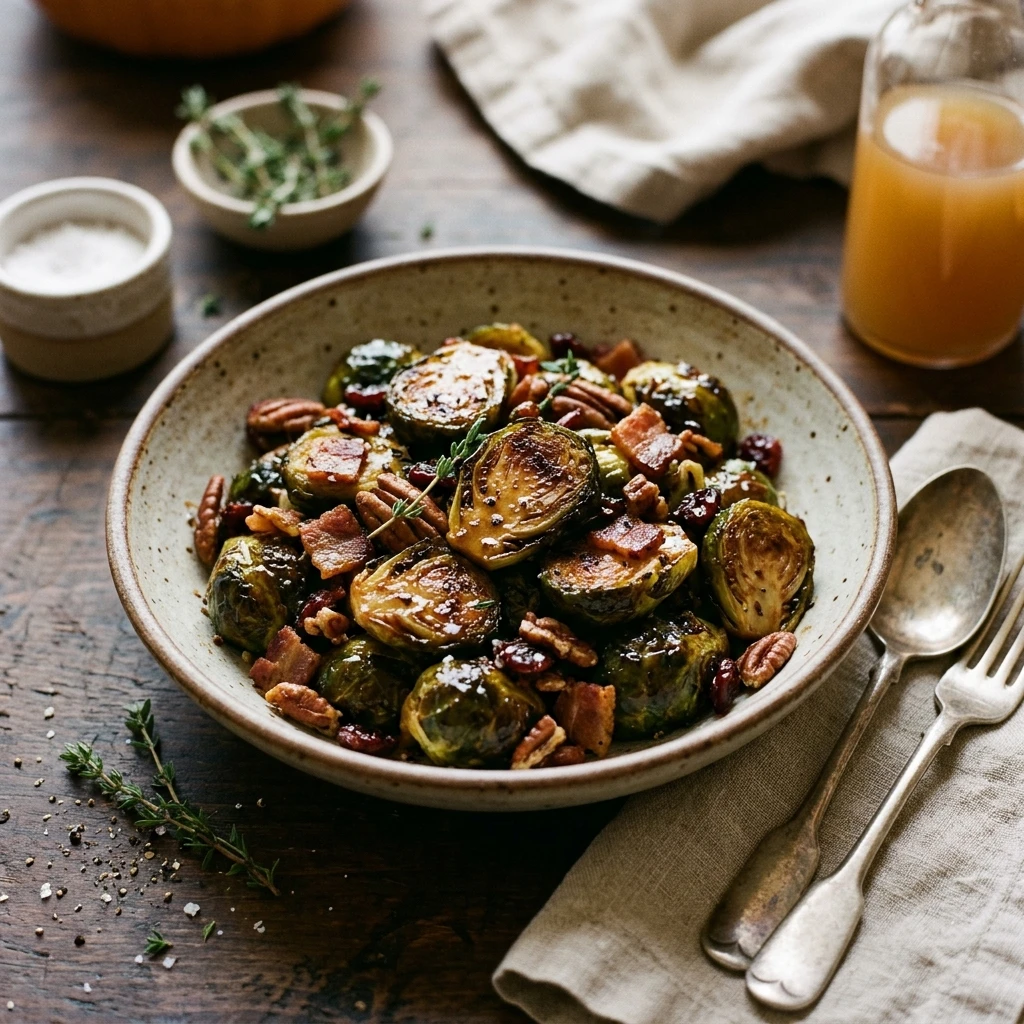 Cider-Glazed Brussels Sprouts