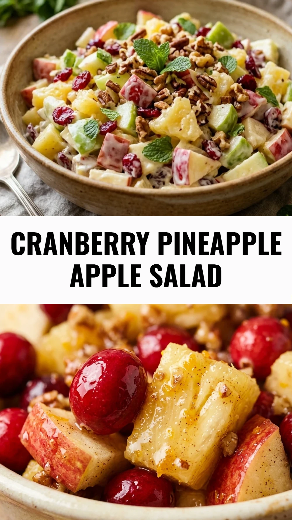 Cranberry Pineapple Apple Salad