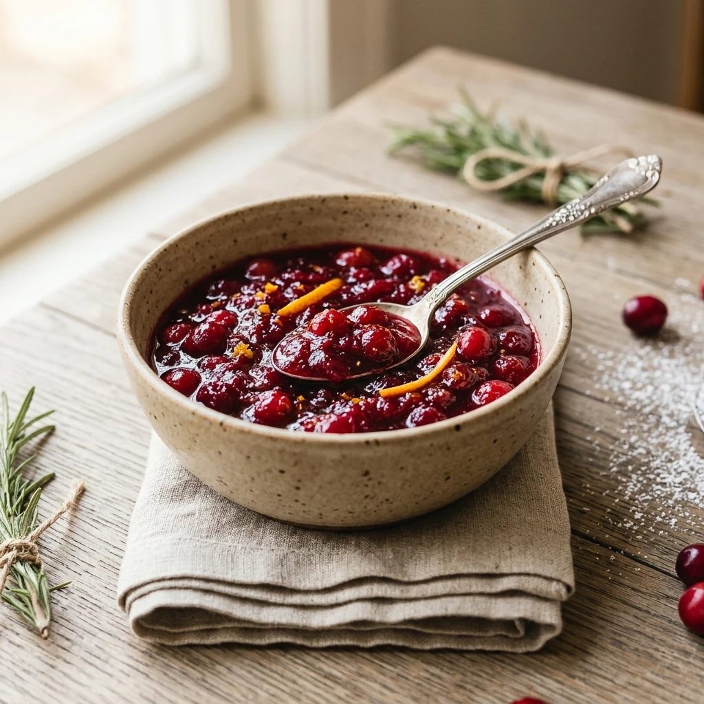 Delicious Slow Cooker Cranberry Sauce