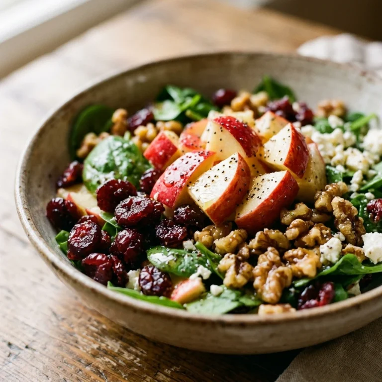 Easy Apple Cranberry Salad