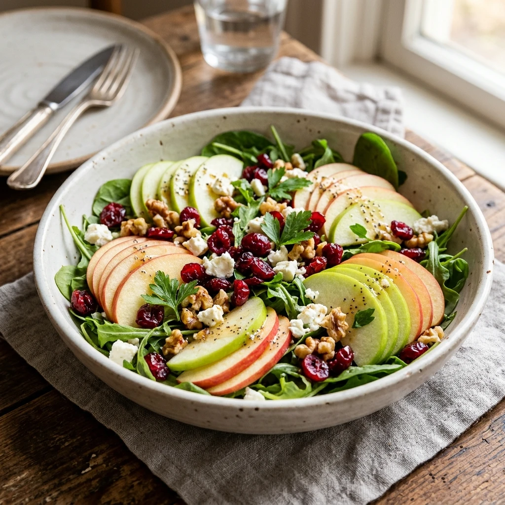 Easy Apple Cranberry Salad