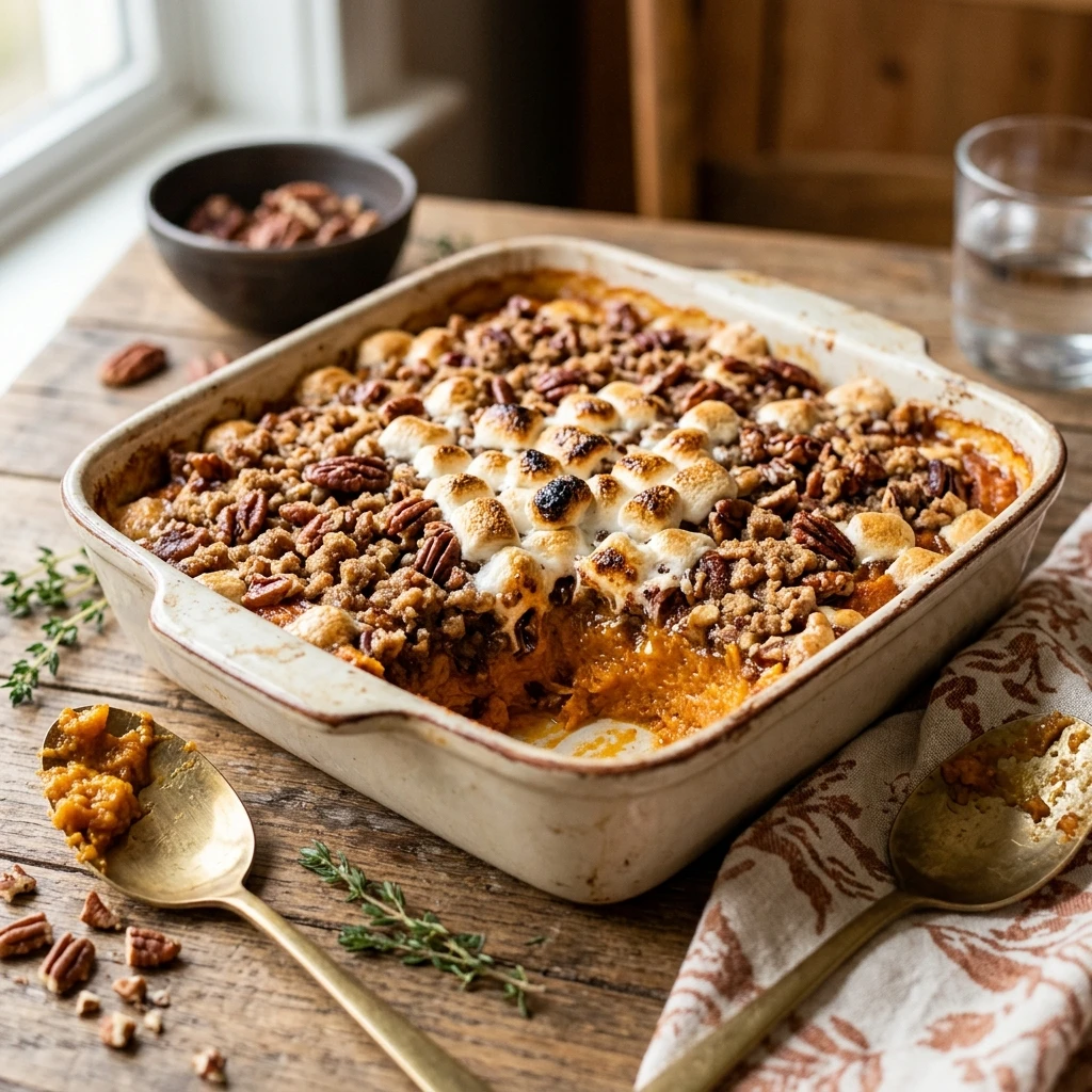 Easy Candied Sweet Potato Casserole