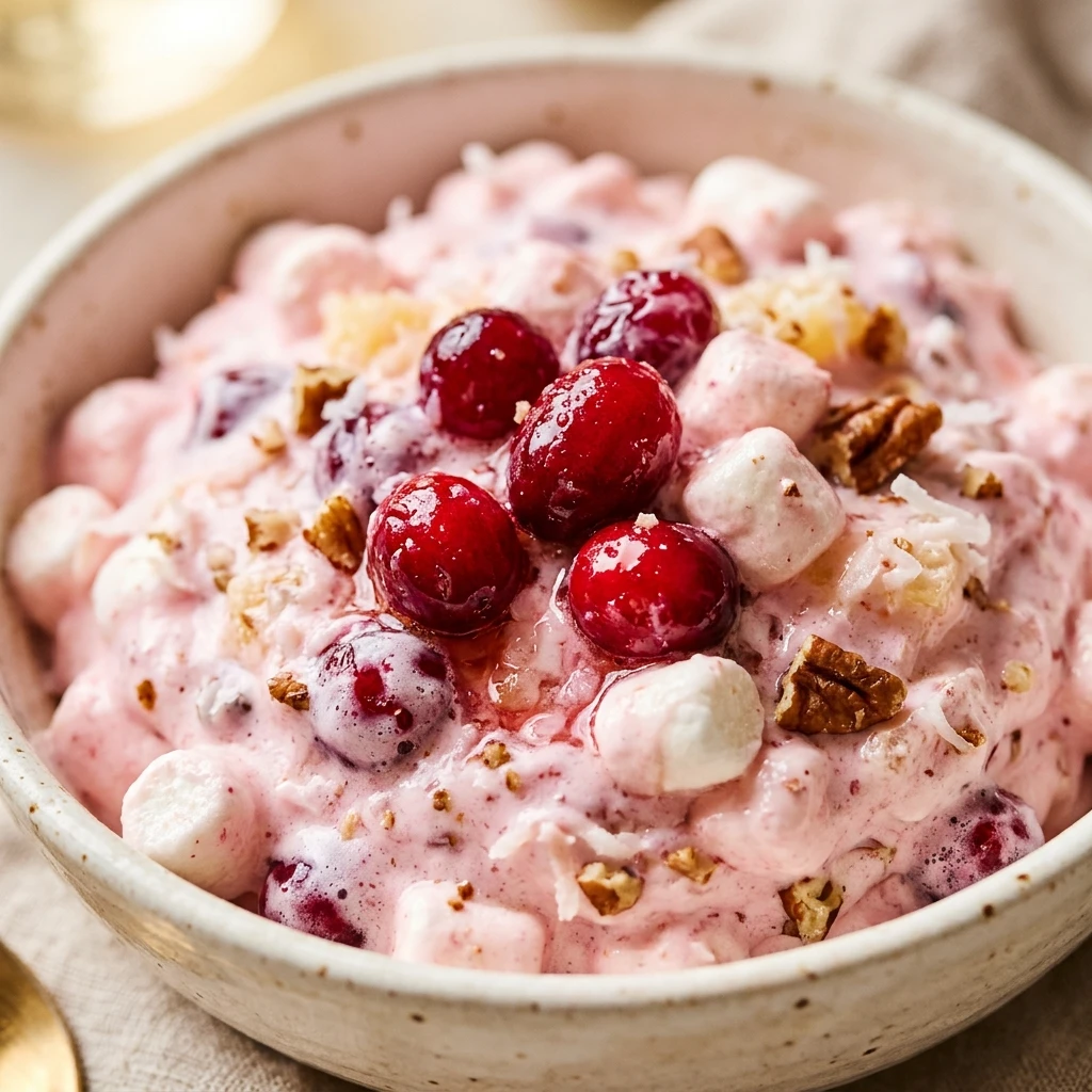Festive Cranberry Fluff Salad
