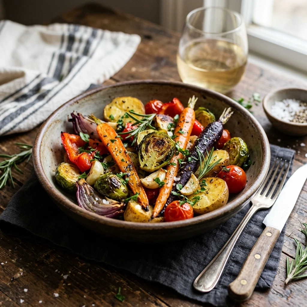 Garlic and Herb Roasted Veggies