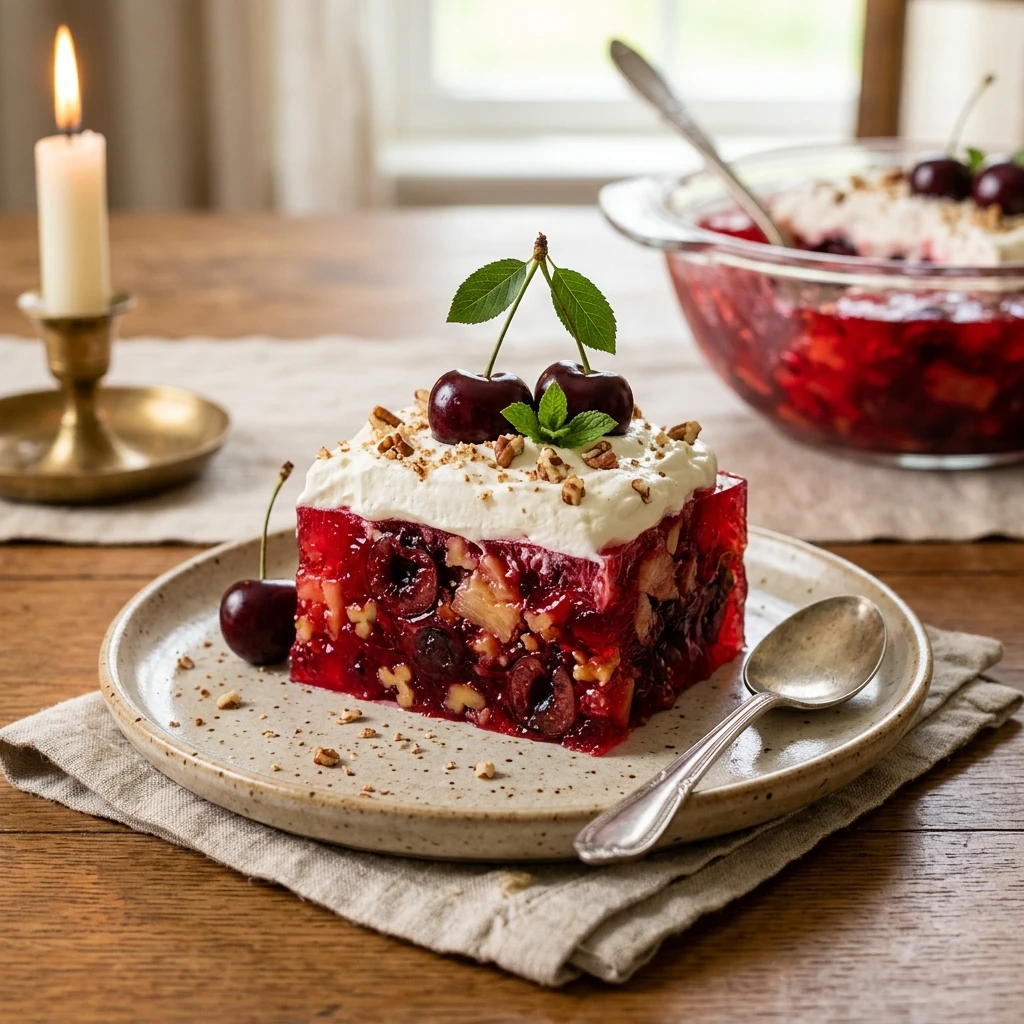 Grandma Meme's Cherry Coke Jello Salad